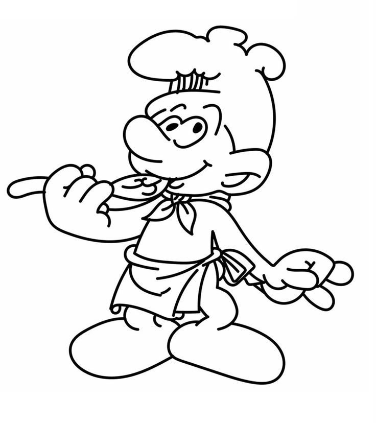 Smerfy kolorowanki